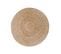 Bombay Ii - Tapis Rond En Jute - Couleur - Naturel, Dimensions - Ø150 Cm