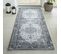 Havana Viii - Tapis De Couloir Vintage En Chenille - Couleur - Noir / Blanc, Dimensions - 80x200 Cm