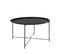 Bastia - Table Basse Ronde En Métal Ø75cm - Couleur - Noir