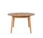 Metz - Table à Manger Extensible En Bois 118-158x118cm - Couleur - Bois Clair