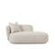 Mykonos - Daybed En Tissu Bouclette L175cm - Couleur - Beige