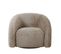 Valletta - Fauteuil Vintage Pivotant - Couleur - Taupe