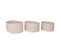 Lot de 3 Paniers Cadima Beige