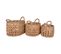 Lot de 3 Paniers Balerma Naturel