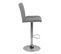 Tabouret de bar SYLVIA gris