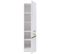 Junona Colonne De Cuisine 2 Portes - Ouverture Droite - L 50 X H 196 X P 46 Cm - Blanc Brillant