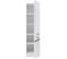 Junona Colonne De Cuisine 2 Portes - Ouverture Droite - L 50 X H 196 X P 46 Cm - Blanc Brillant