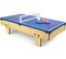 Table De Jeu 4 En 1 Baby-foot, Billard Tennis De Table, Hockey