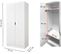 Armoire Blanche Deux Portes Roma /motif Marins/