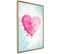 Affiche Murale Encadrée "symbol Of Love" 20 X 30 Cm Or