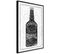 Affiche Murale Encadrée "bottle Of Tequila" 40 X 60 Cm Noir