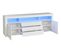 Meuble TV L.180 CM MODERN LIVING blanc brillant Goal