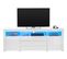 Meuble TV L.180 CM MODERN LIVING blanc brillant Goal