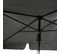 Parasol De Plage Floks Avec Protection Uv Gris Foncé, Poids 2,8 Kg Dimensions L200xl123xh235 Cm