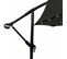 Parasol De Jardin Milin Avec Éclairage LED Gris Foncé, Poids 12,7 Kg Dimensions L300 X L300 X H245cm