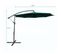 Parasol De Jardin Aster Avec Protection Uv Vert Foncé, Poids 12,1 Kg Dimensions L300 X L300 X H245cm