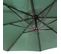Parasol De Jardin Aster Avec Protection Uv Vert Foncé, Poids 12,1 Kg Dimensions L300 X L300 X H245cm