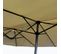 Parasol Double De Jardin Tilia En Beige, Poids 12,3 Kg Dimensions L460 X L270 X H245 Cm