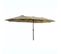 Parasol Double De Jardin Tilia En Beige, Poids 12,3 Kg Dimensions L460 X L270 X H245 Cm