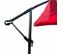 Parasol De Jardin Et De Terrasse Cynia Imperméable En Rouge, Poids 11,7 Kg L300 X L300 X H245 Cm