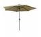 Parasol De Jardin Orient Avec Inclinaison Réglable En Beige, Poids 4,5 Kg L270 X L270 X H235 Cm