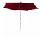 Parasol De Jardin Orient Avec Inclinaison Réglable En Rouge, Poids 4,5 Kg L270 X L270 X H235 Cm