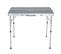 Table De Camping Avec 2 Bancs Pliants En Gris