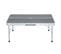 Table De Camping Avec 2 Bancs Pliants En Gris