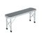 Table De Camping Avec 2 Bancs Pliants En Gris