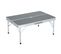 Table De Camping Avec 2 Bancs Pliants En Gris