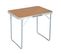 La Table De Camping Pliante En Aluminium Imitation Bois, Dimensions : L70 X H60 X P50 Cm