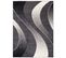 Tapis De Salon Chambre Rectangle Noir Gris Vagues Fin Dream 130 X 190 Cm