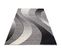 Tapis De Salon Chambre Rectangle Gris Argent Noir Vagues Fin Dream 250 X 350 Cm