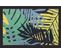 Tapis Anti-poussière "palm Tree" En Polyamide Multicolore - Dim : 40 X 60 Cm