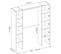 Armoire Placard Extensible Coloris blanc - longueur 110-180 X Hauteur 205 X Profondeur 50 Cm