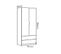 Armoire Placard Meuble De Rangement Coloris Blanc - Longueur 81 X Hauteur 184 X Profondeur 52 Cm