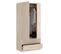 Armoire Placard Meuble De Rangement Coloris Naturel - Longueur 81 X Hauteur 184 X Profondeur 52 Cm