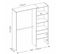 Armoire Placard Extensible Coloris Naturel - Longueur 110-160 X Hauteur 187 X Profondeur 40 Cm