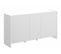 Buffet 3 Portes Coloris Blanc /naturel - Longueur 138 X Hauteur 76 X Profondeur 42 Cm