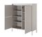 Buffet Haut Avec 3 Portes 104 Cm Falsetto Beige