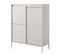 Buffet Haut Avec 3 Portes 104 Cm Falsetto Beige