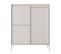 Buffet Haut Avec 3 Portes 104 Cm Falsetto Beige