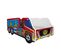 Lit Enfant Camion Modèle Benne Rouge + Matelas - 70x140 Cm