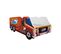 Lit Enfant Camion Modèle Grand Camion Rouge + Matelas - 70x140 Cm