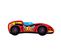 Lit Enfant Voiture Formule 1 Modèle Top Car Rouge + Matelas - 70x140 Cm