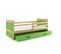 Lit Enfant Rico 190x90 Avec Matelas Sommier Et Tiroir En Pin+vert