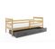 Lit Enfant Eryk 190x80 Avec Sommier, Matelas Et Tiroir En Pin+gris