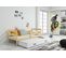 Lit Gigogne Eryk 190x90 Avec Sommiers Et Matelas En Pin+blanc