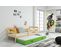 Lit Gigogne Eryk 200x90 Avec Sommiers Et Matelas En Pin+vert