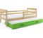 Lit Gigogne Eryk 200x90 Avec Sommiers Et Matelas En Pin+vert